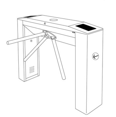 Intelligentes Verschluss-Stativ-Drehkreuz-Tor fournisseur